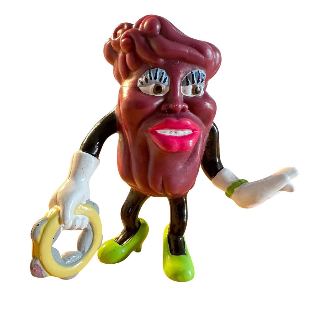 Hardee's Kids Meal Toy 1988 California Raisins Ms. Marvelous Figure